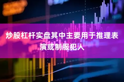 炒股杠杆实盘其中主要用于推理表演或制服犯人