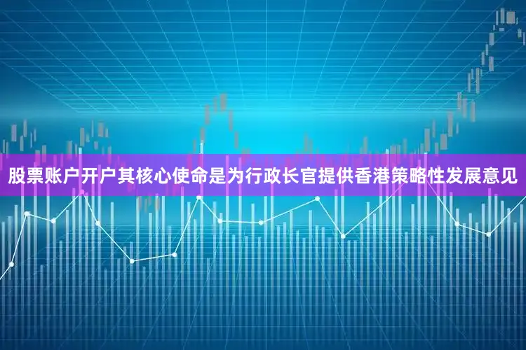 股票账户开户其核心使命是为行政长官提供香港策略性发展意见