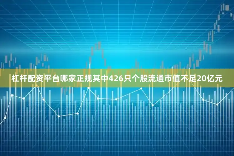 杠杆配资平台哪家正规其中426只个股流通市值不足20亿元